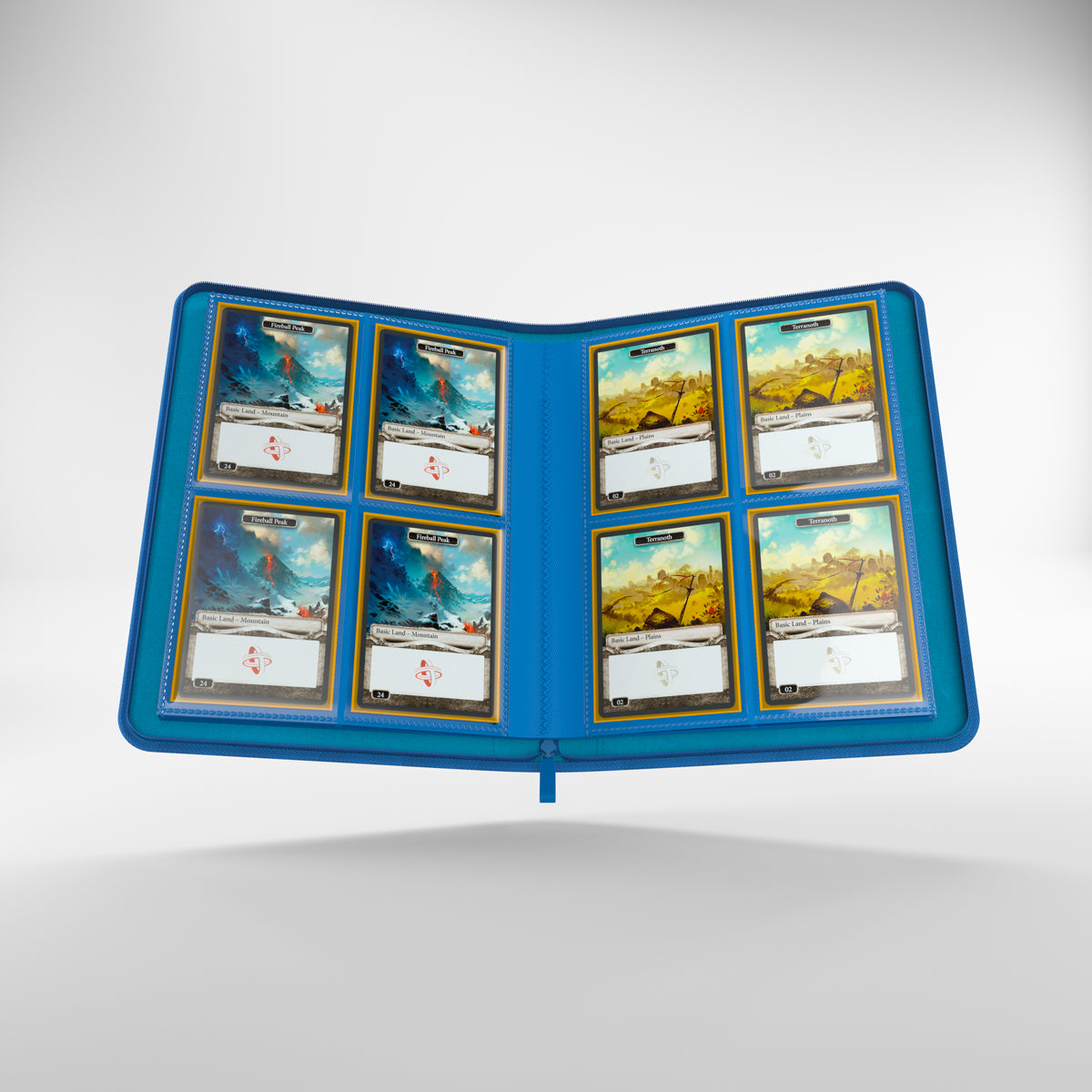 Gamegenic Zip-Up Album - Blue - 8-Pocket Standard-Size