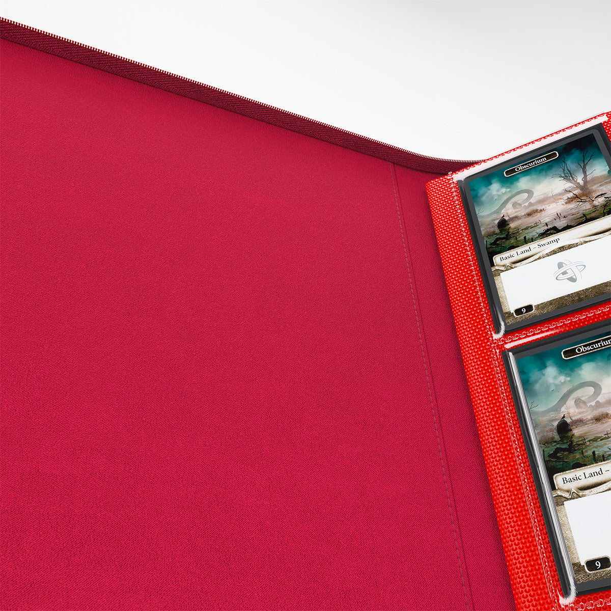 Gamegenic Zip-Up Album - Red - 8-Pocket Standard-Size