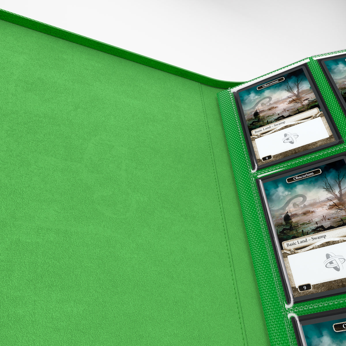 Gamegenic Zip-Up Album - Green - 18-Pocket Standard-Size