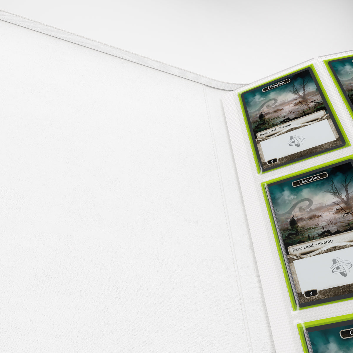 Gamegenic Zip-Up Album - White - 18-Pocket Standard-Size