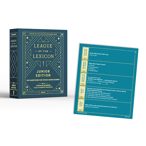 League of the Lexicon - Junior Expansion