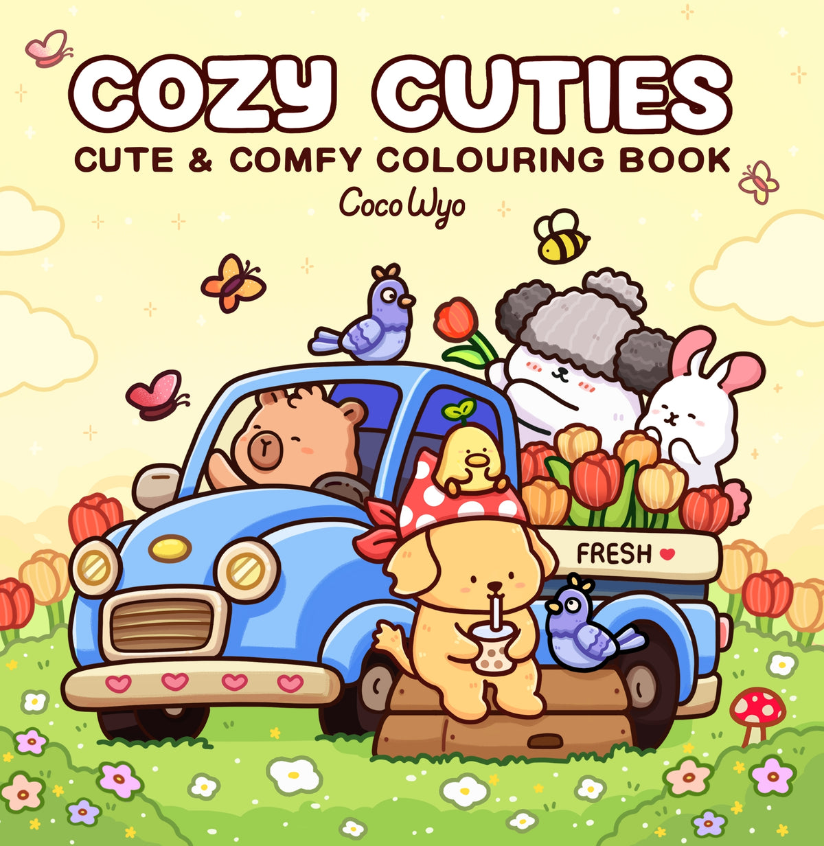 Cozy Cuties - Cute & Comfy Colouring Book [Coco Wyo]