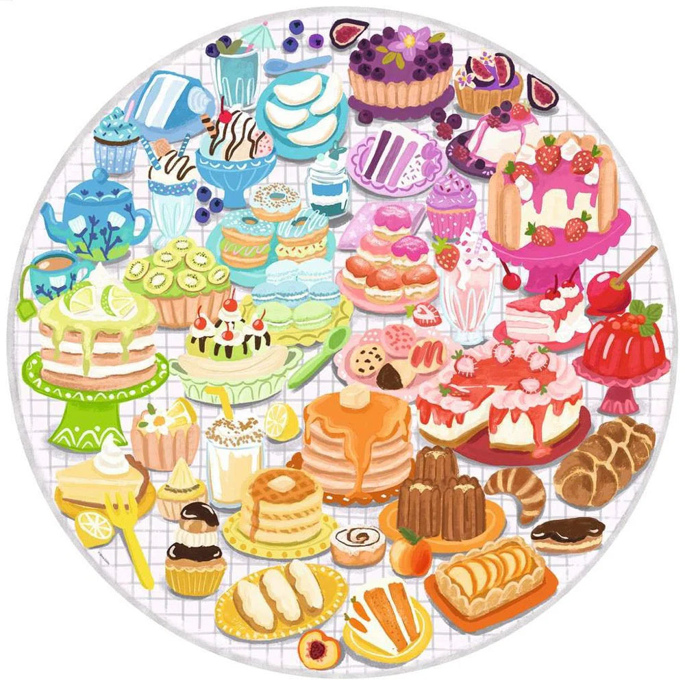 Circle of Colours: Desserts & Pastries 500pc [Ravensburger Puzzle]