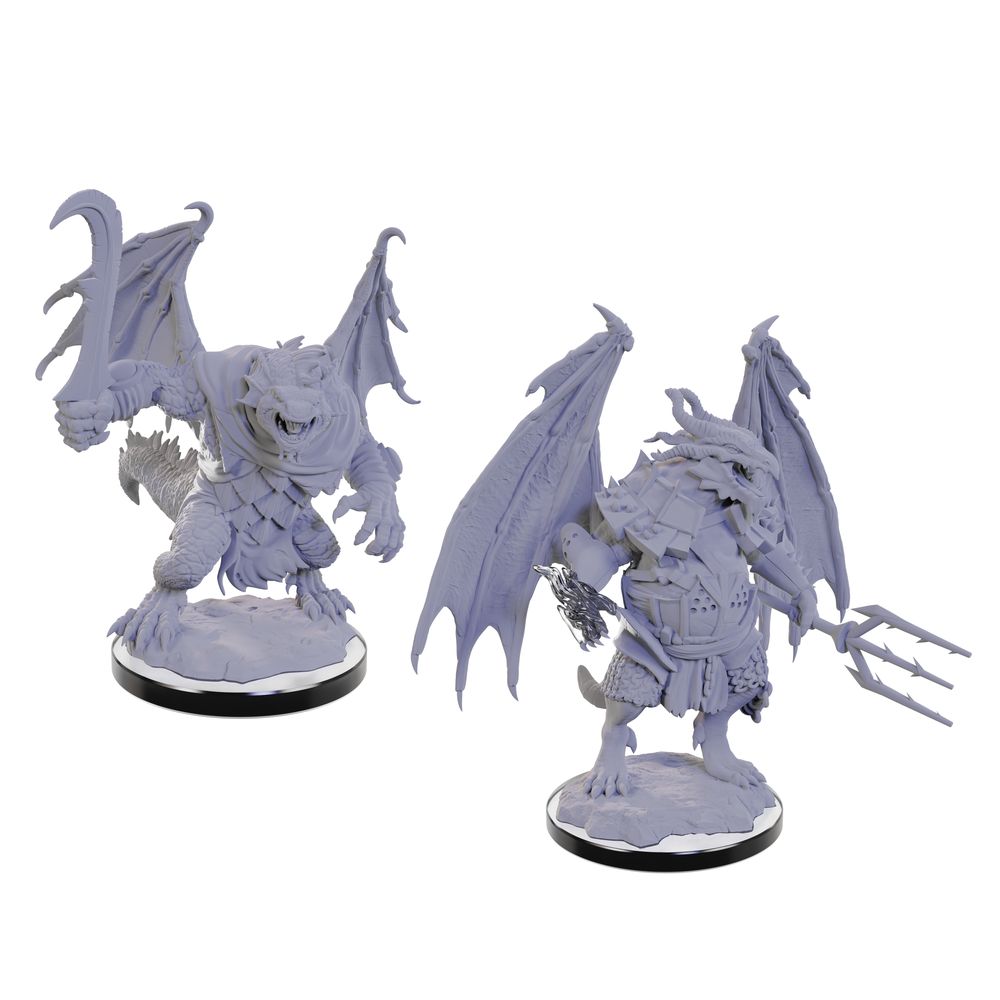 Draconian Mage & Foot Soldier [D&D Nolzur's Marvelous Unpainted Miniatures]