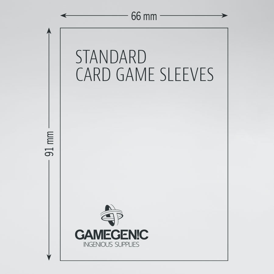 Gamegenic Matte Value Pack - 66mm x 91mm (200 Sleeves) [Colour Code: GREY]