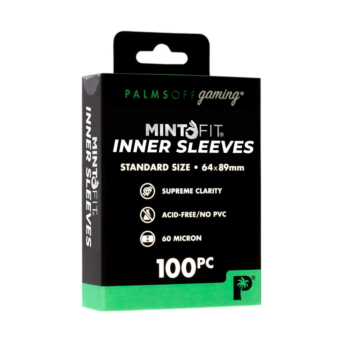 MintFit Inner Sleeves - Standard Size (100/pack) [Palms Off Gaming]