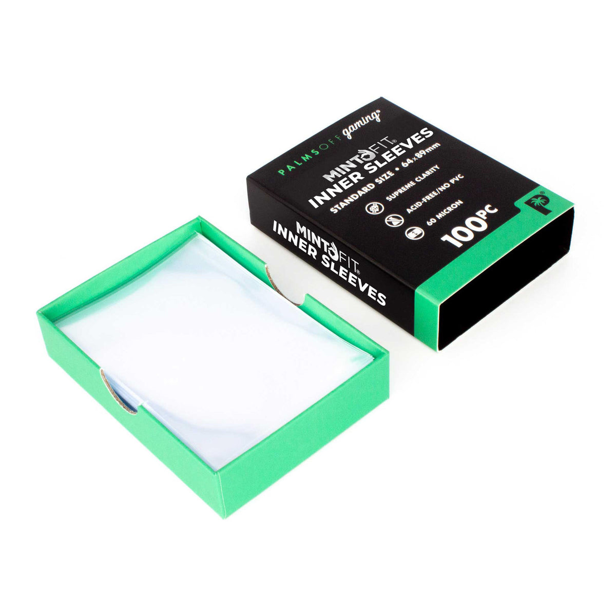 MintFit Inner Sleeves - Standard Size (100/pack) [Palms Off Gaming]