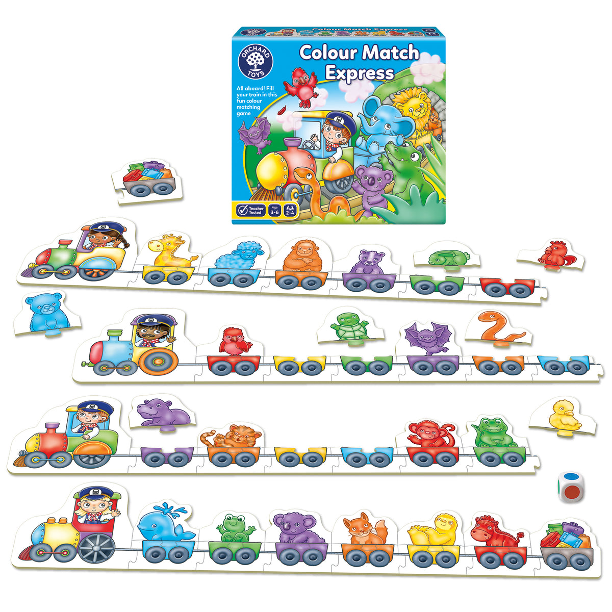 Colour Match Express Game [Orchard Toys]