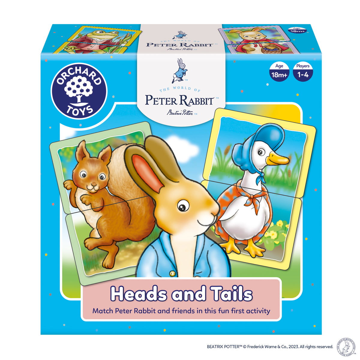 Peter Rabbit: Heads and Tails Game [Orchard Toys]