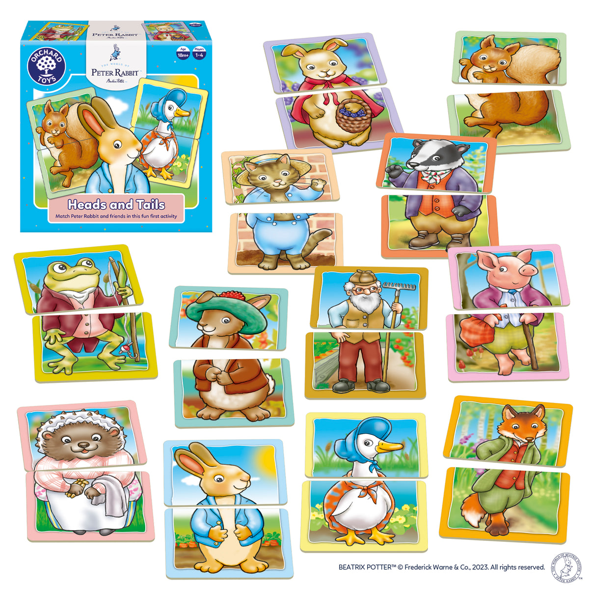 Peter Rabbit: Heads and Tails Game [Orchard Toys]
