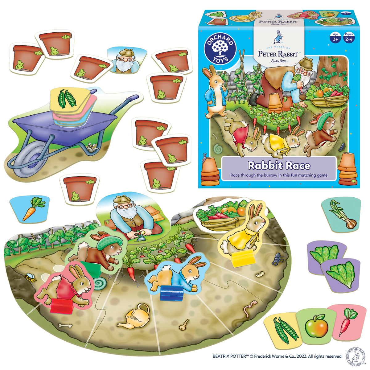 Peter Rabbit: Rabbit Race Game [Orchard Toys]