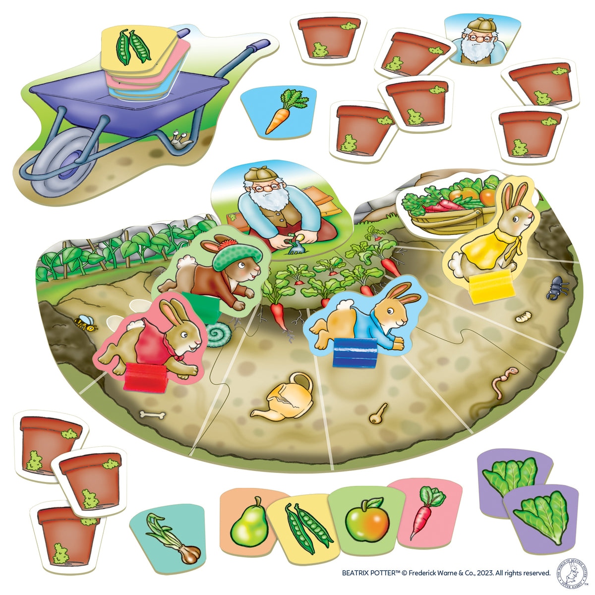 Peter Rabbit: Rabbit Race Game [Orchard Toys]