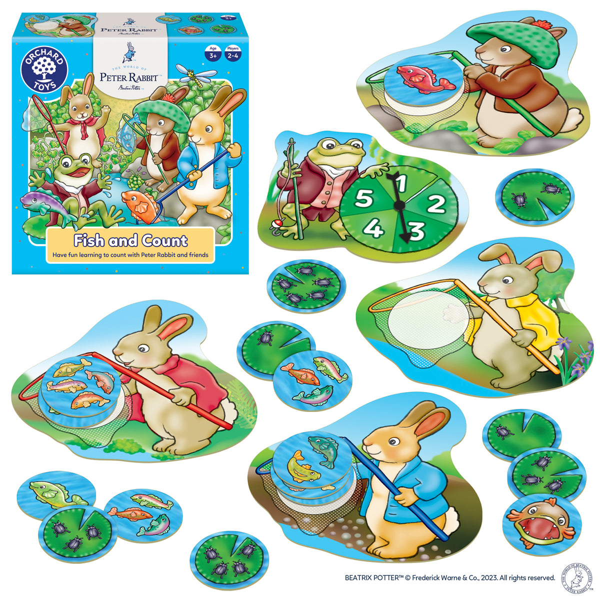 Peter Rabbit: Fish and Count Game [Orchard Toys]