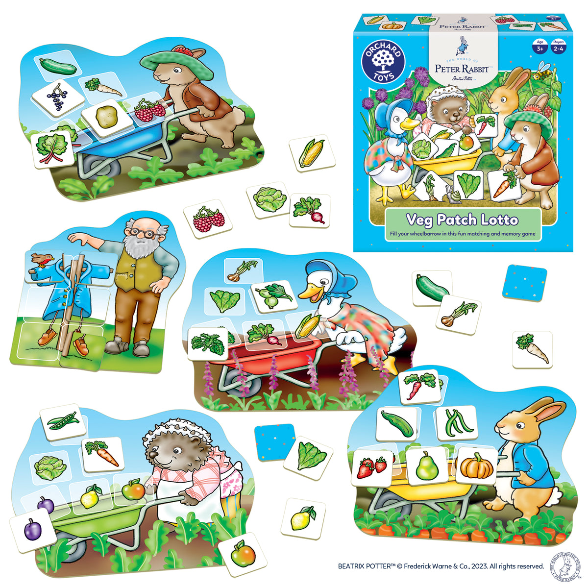 Peter Rabbit: Veg Patch Lotto Game [Orchard Toys]