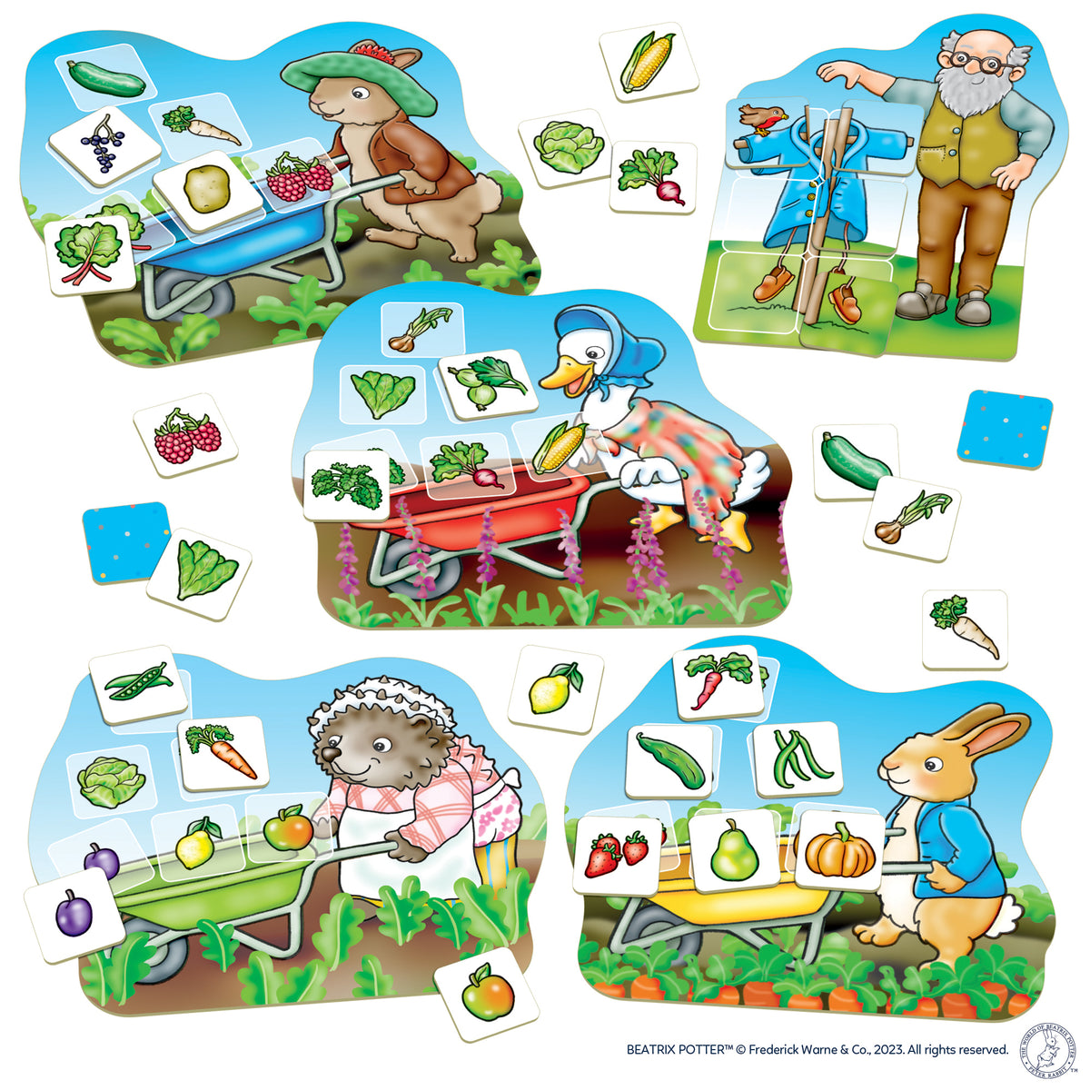 Peter Rabbit: Veg Patch Lotto Game [Orchard Toys]
