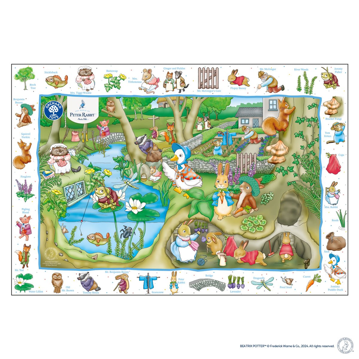 Peter Rabbit: The World of Peter Rabbit 50pc Jigsaw Puzzle [Orchard Toys]