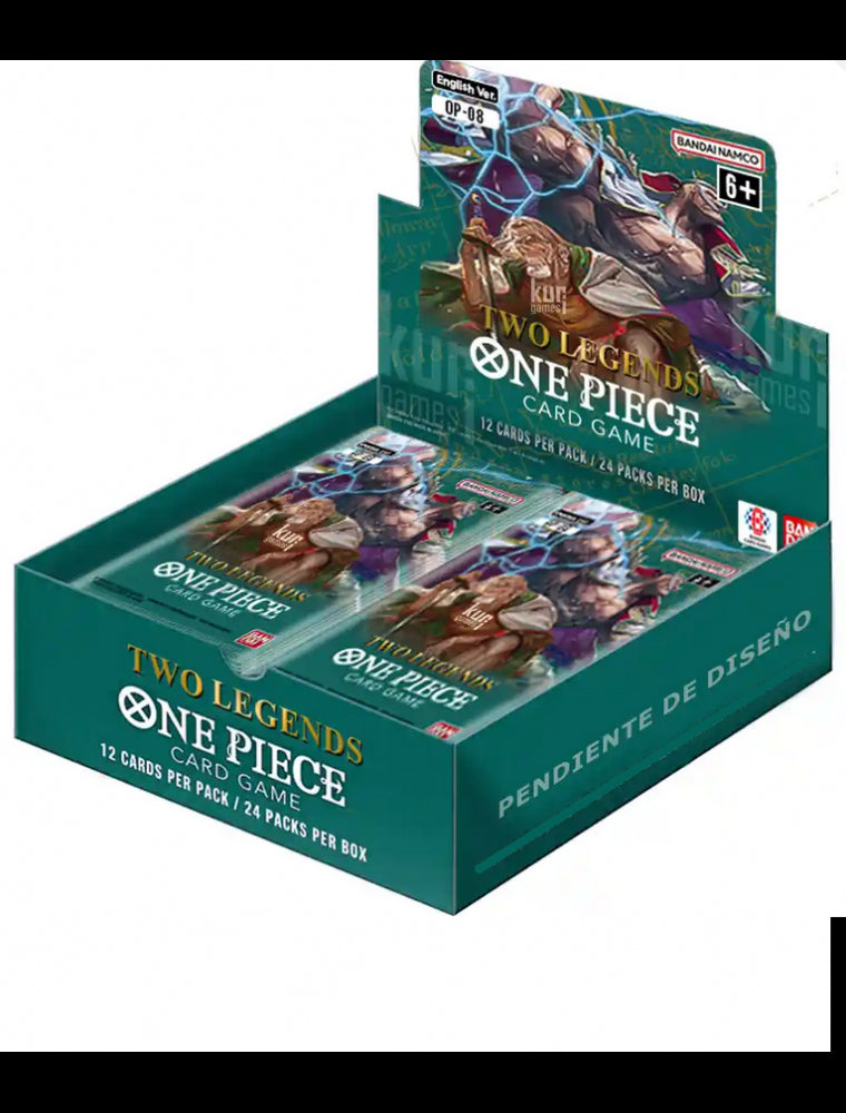 One Piece Card Game: OP-08 Two Legends - Booster Box (24 Booster Packs)