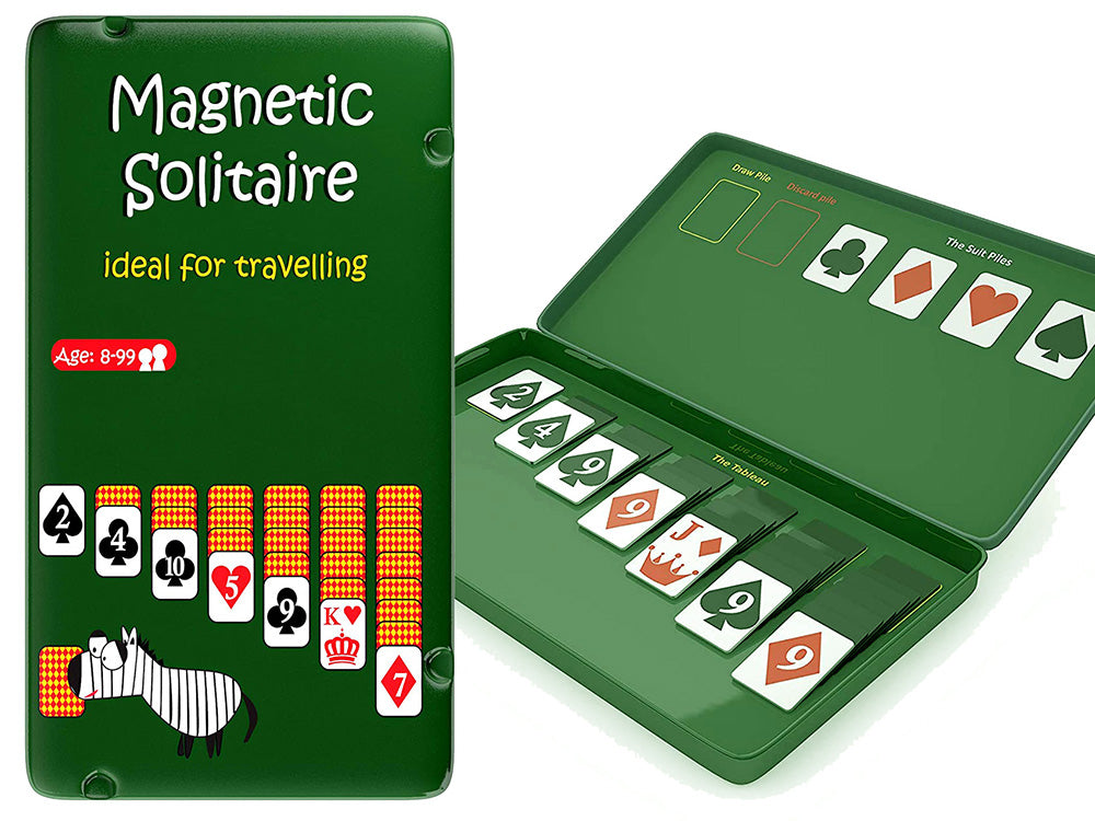 Magnetic Solitaire - Travel Tin (The Purple Cow)