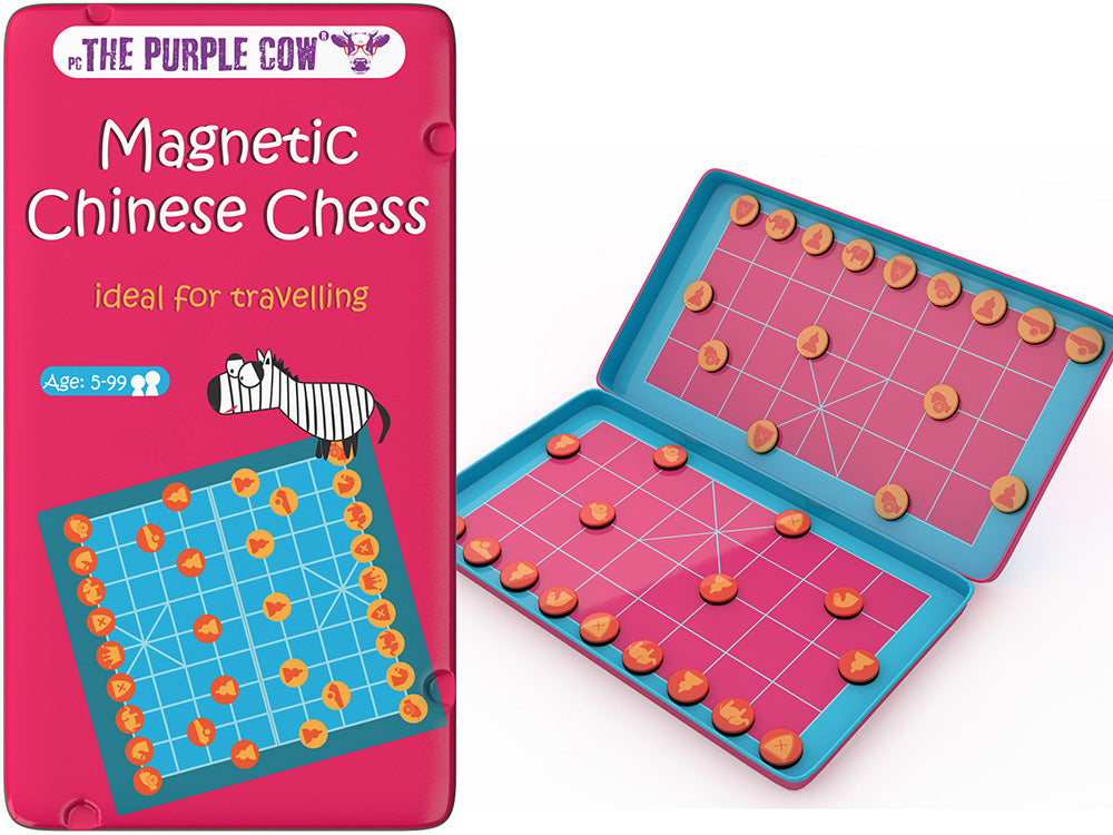Magnetic Chinese Chess - Travel Tin (The Purple Cow)