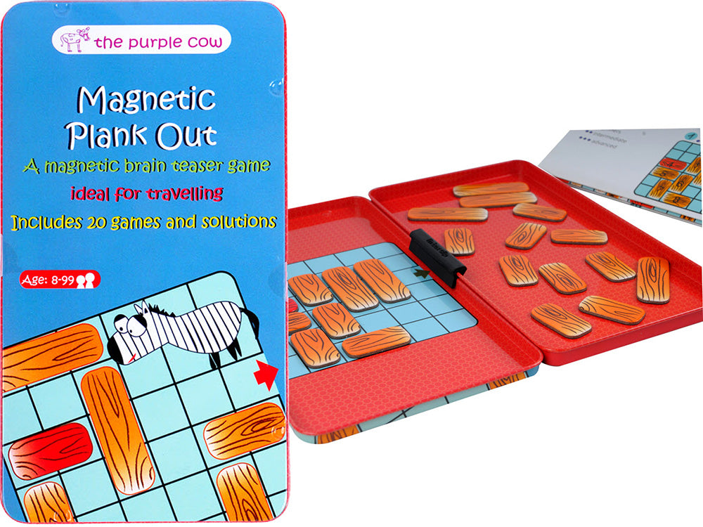 Magnetic Plank Out - Travel Tin (The Purple Cow)