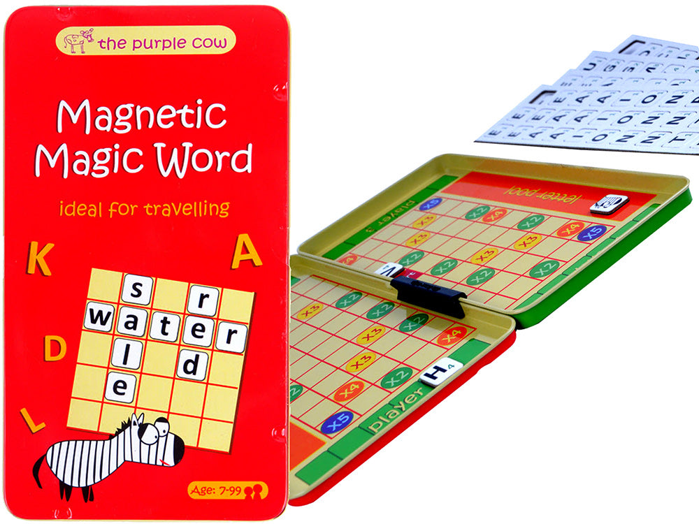 Magnetic Magic Word - Travel Tin (The Purple Cow)