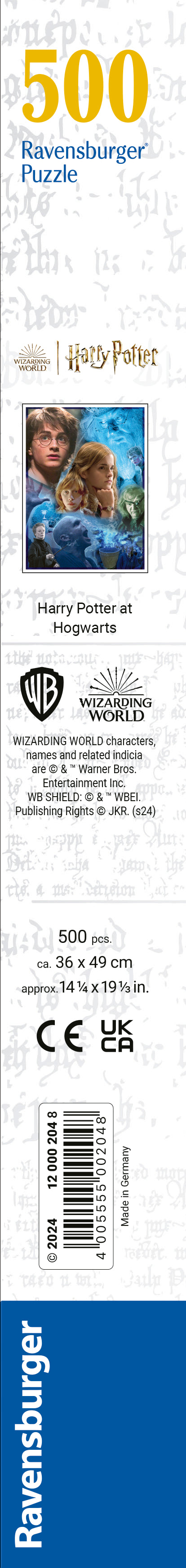 Harry Potter: In Hogwarts 1000pc [Ravensburger Puzzle]