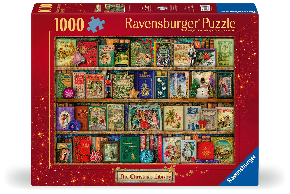 Christmas: The Christmas Library 1000pc [Ravensburger Puzzle]