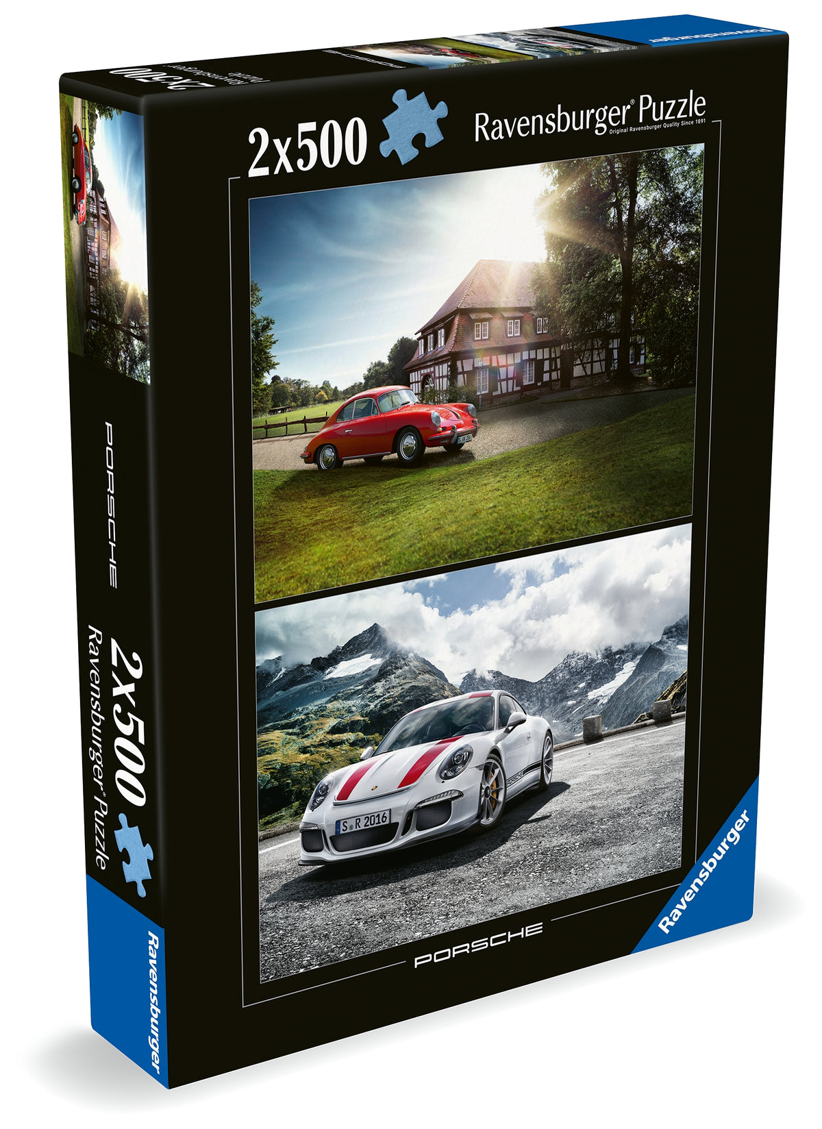 Porsche: 356 & 911 2x500pc [Ravensburger Puzzle]
