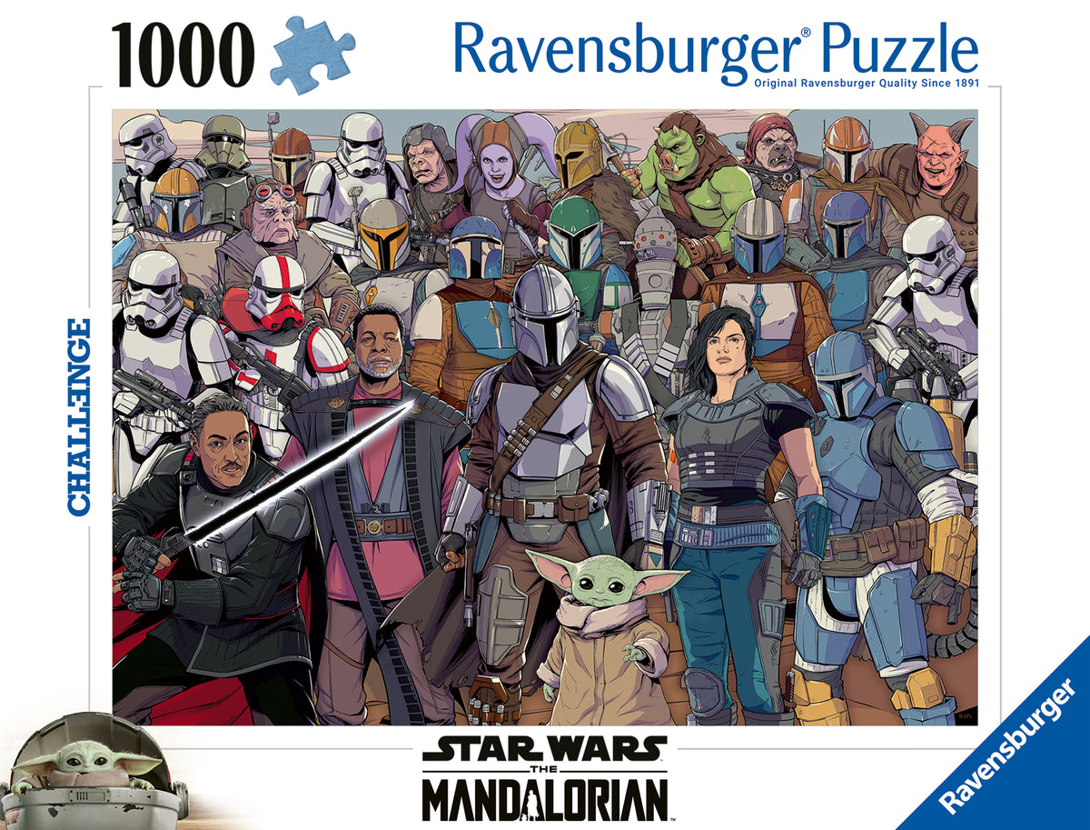 Challenge: Star Wars The Mandalorian 1000pc [Ravensburger Puzzle]