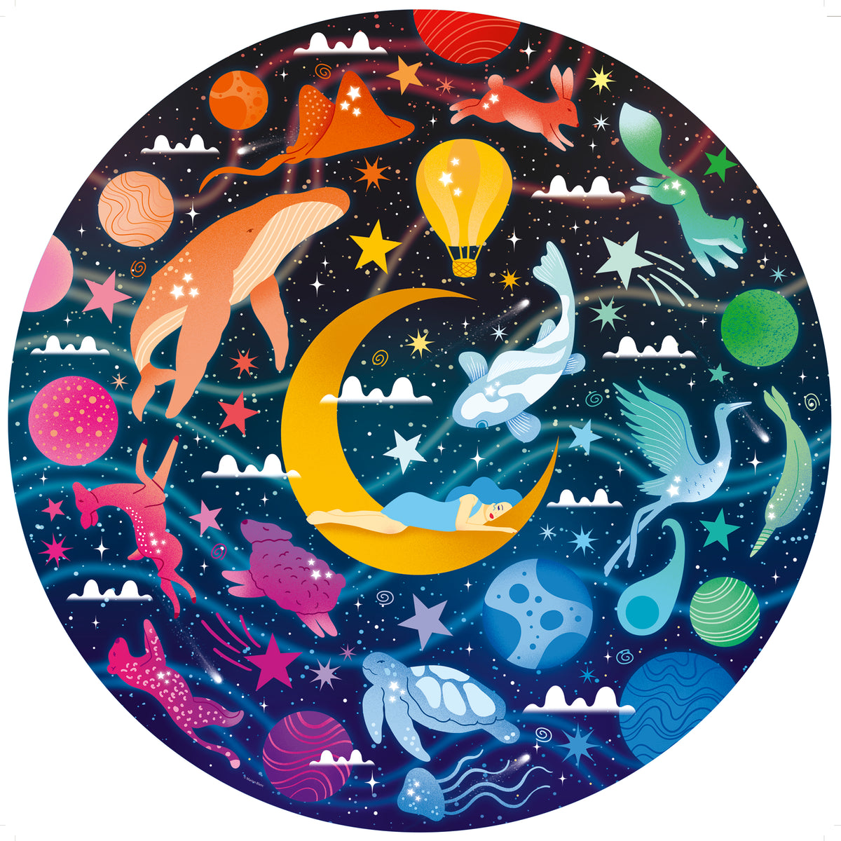 Circle of Colours: Dreams 500pc Round [Ravensburger Puzzle]