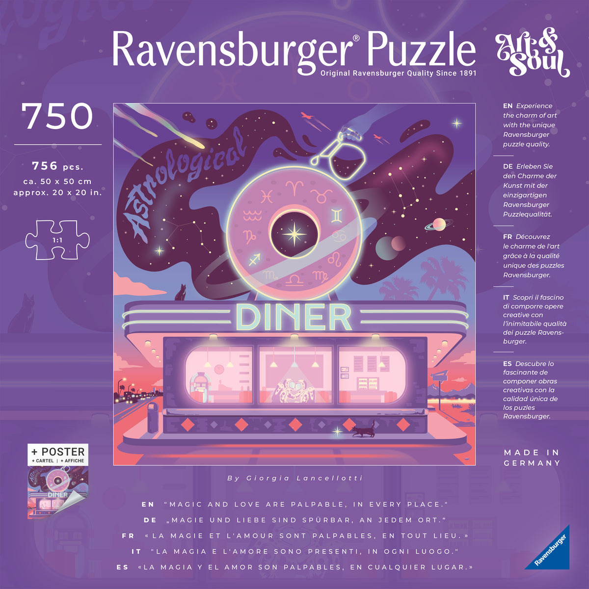 Art & Soul: Astrological Diner 750pc [Ravensburger Puzzle]