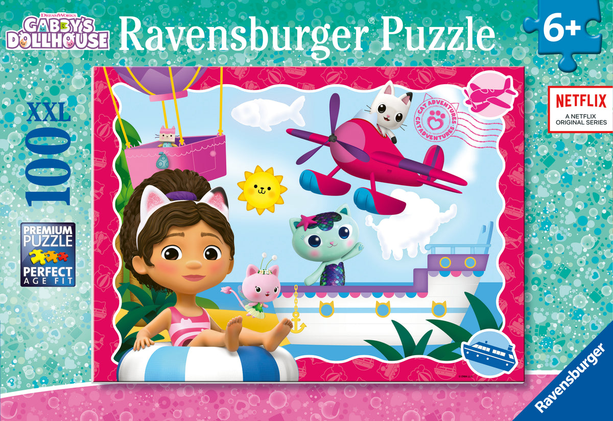 Gabby's Dollhouse: Cat Adventures! 100pc [Ravensburger Puzzle]
