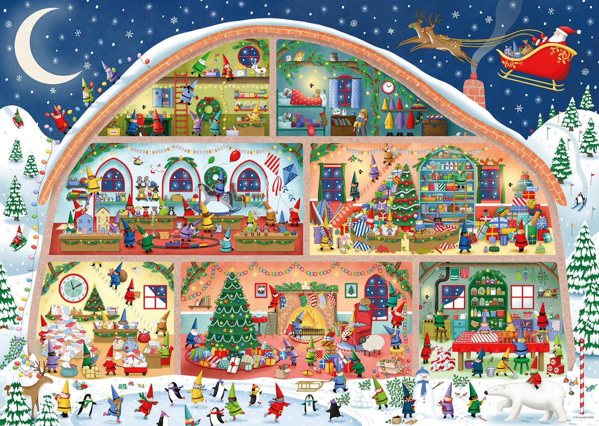 Christmas: Santa's Workshop [Ravensburger Puzzle]