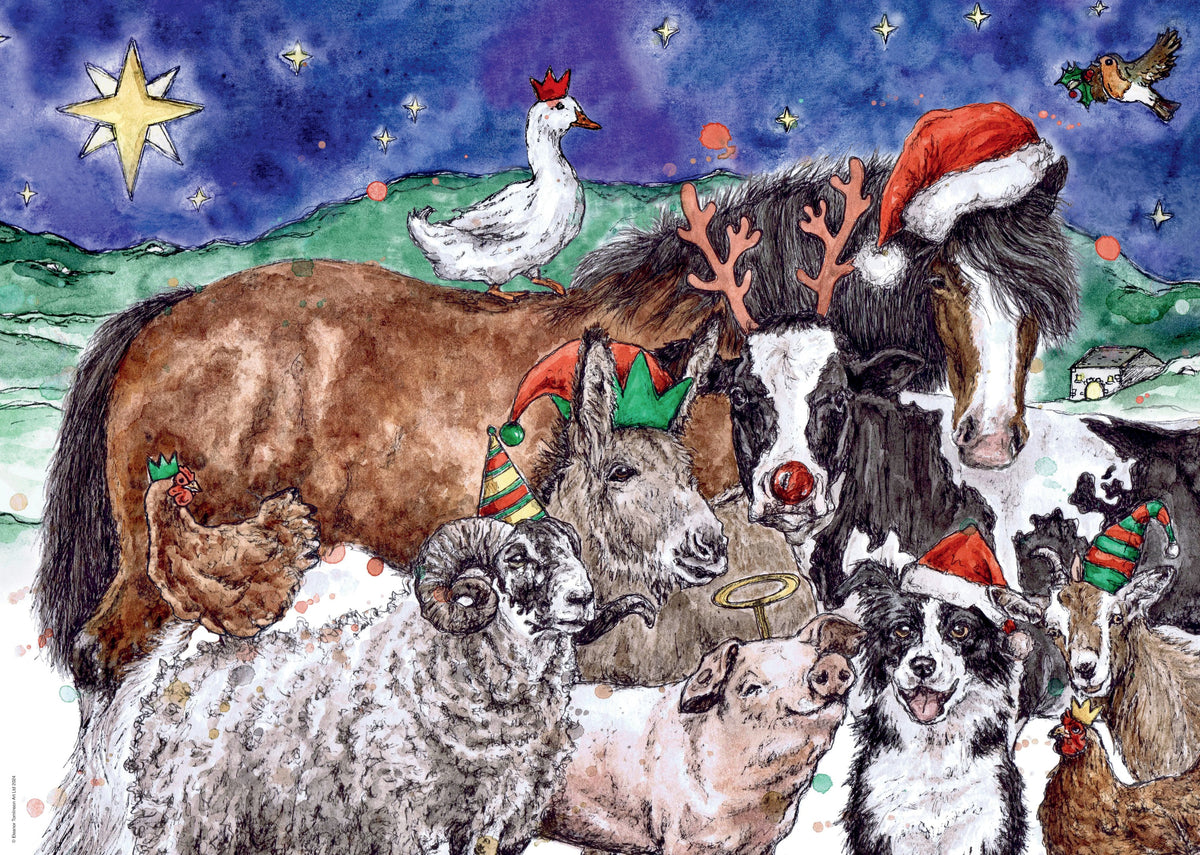 Christmas: Herd it's nearly Christmas 1000pc [Ravensburger Puzzle]