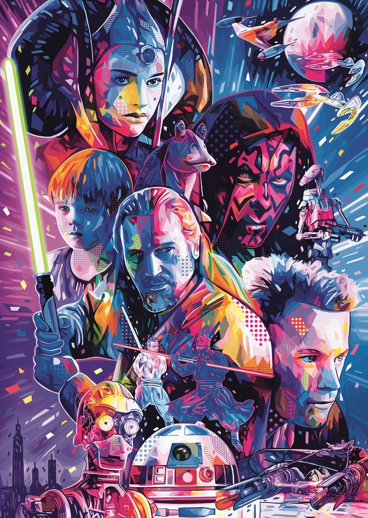 Star Wars The Hyperspace Collection: The Phantom Menace 500pc [Ravensburger Puzzle]