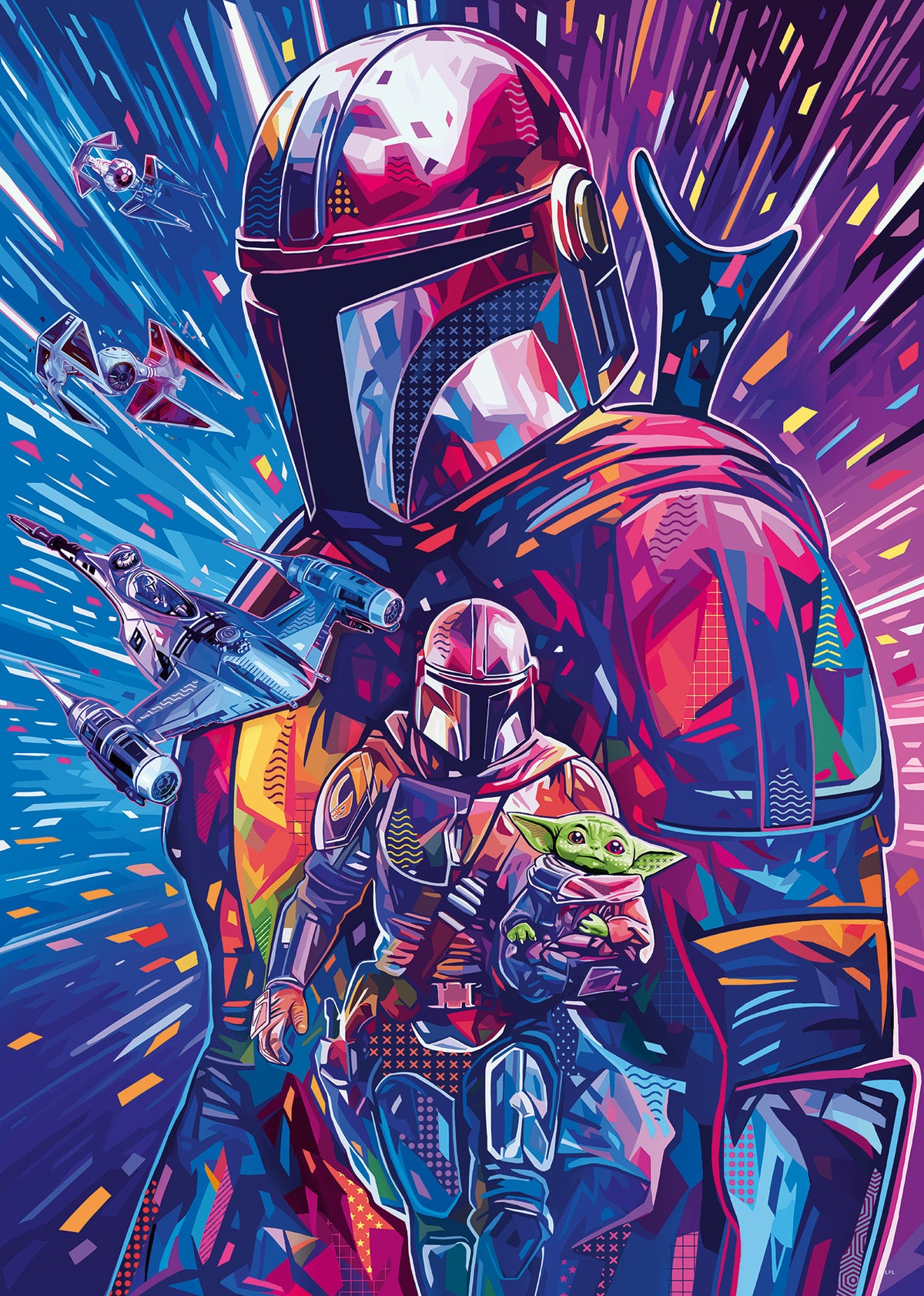 Star Wars The Hyperspace Collection: The Mandalorian 500pc [Ravensburger Puzzle]