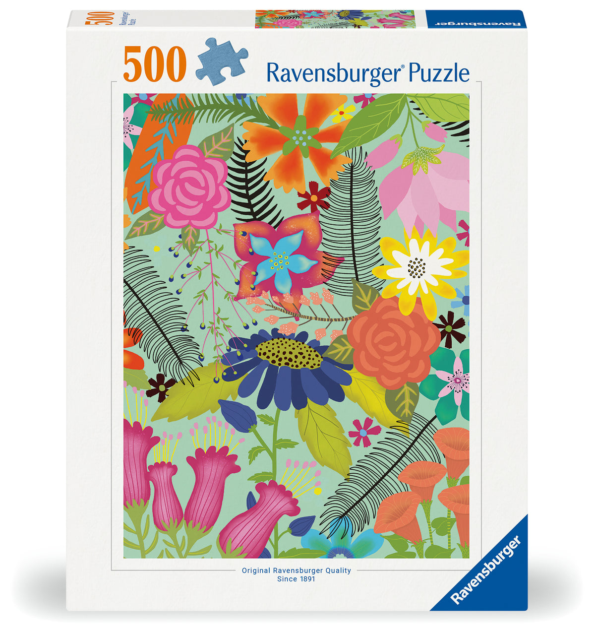 World Jigsaw Puzzle Championship: Flowerjungle 500pc [Ravensburger Puzzle]