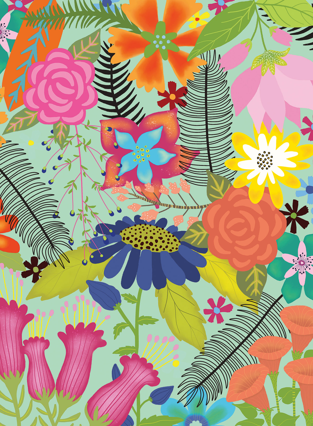 World Jigsaw Puzzle Championship: Flowerjungle 500pc [Ravensburger Puzzle]