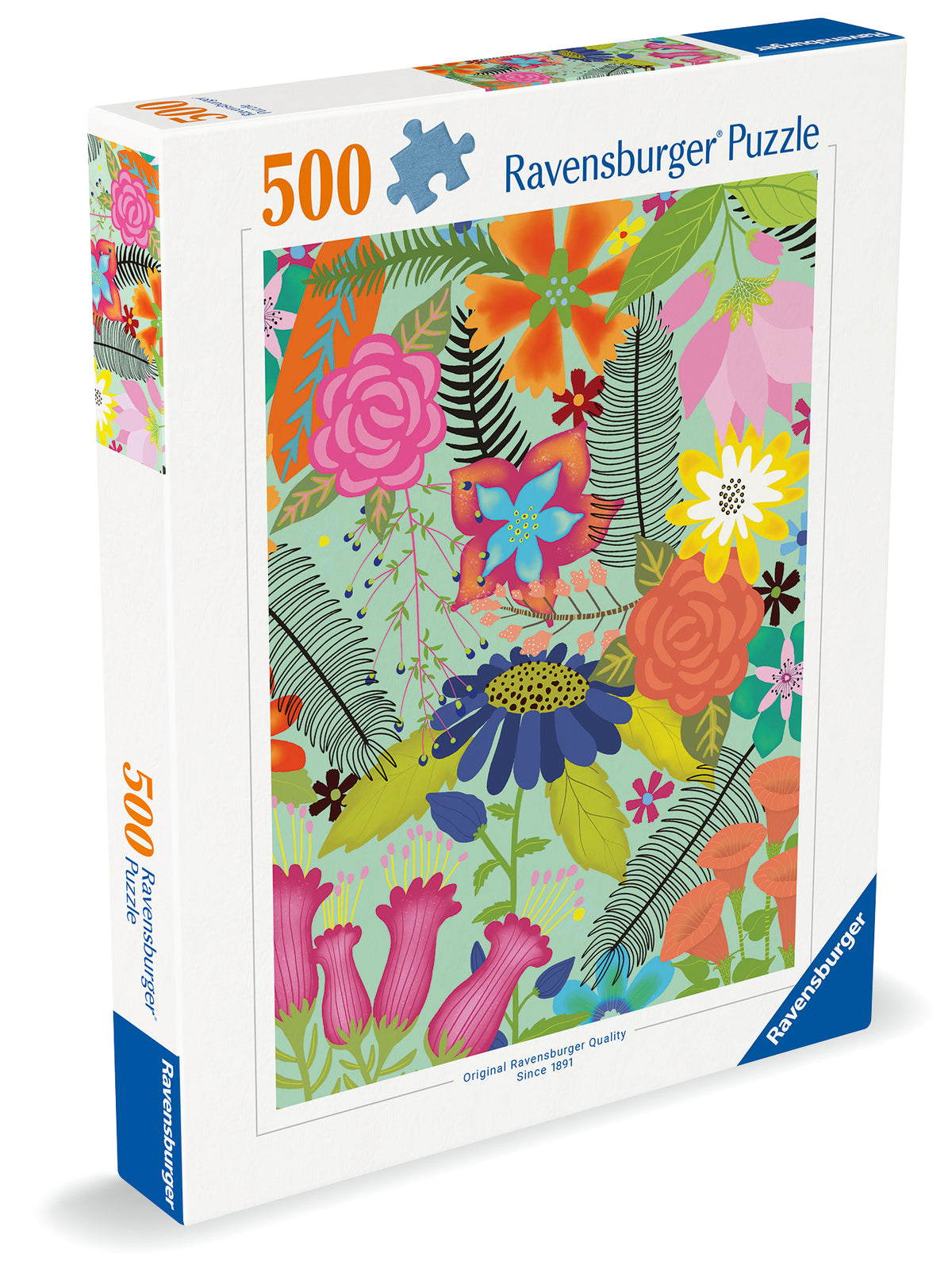 World Jigsaw Puzzle Championship: Flowerjungle 500pc [Ravensburger Puzzle]