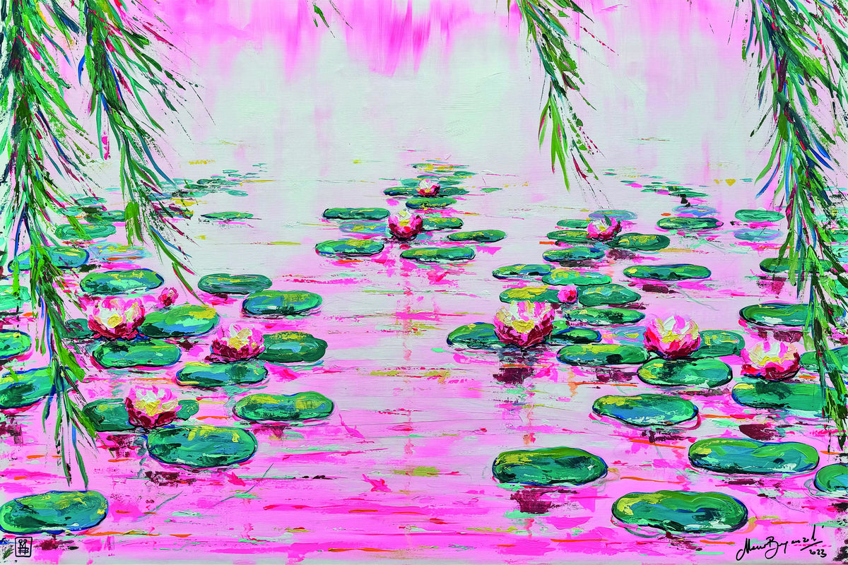 Mauro Bergonzoli: Pink Water Lillies 4000pc [Ravensburger Puzzle]