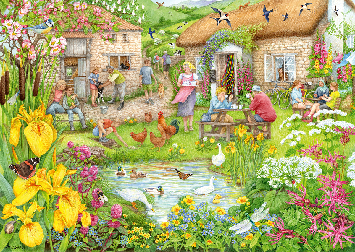 Cozy Cafe: #3 Farm Cafe 1000pc [Ravensburger Puzzle]