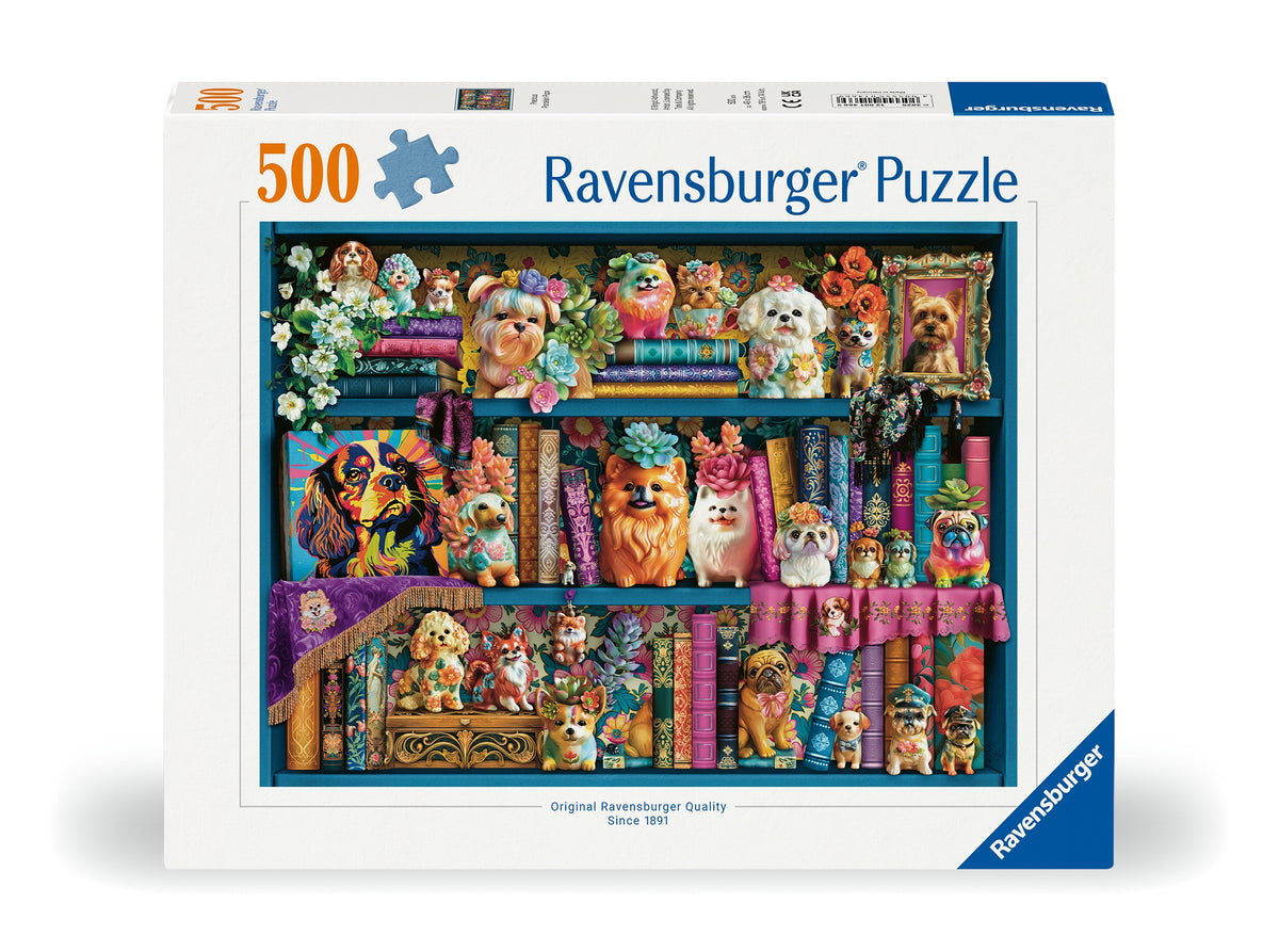 Precious Porcelain Pugs 500pc [Ravensburger Puzzle]