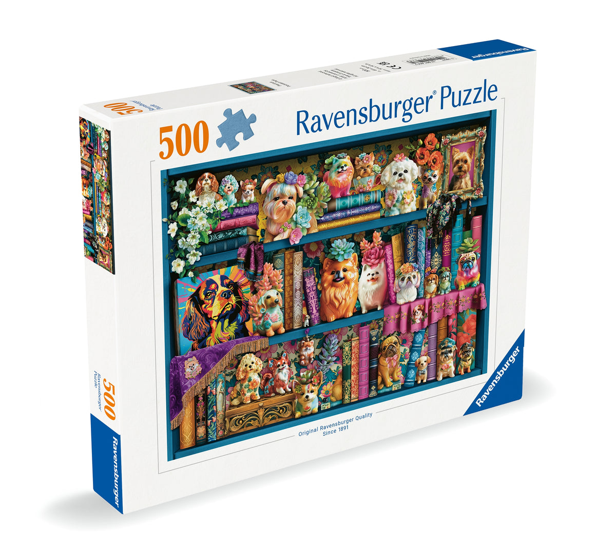 Precious Porcelain Pugs 500pc [Ravensburger Puzzle]
