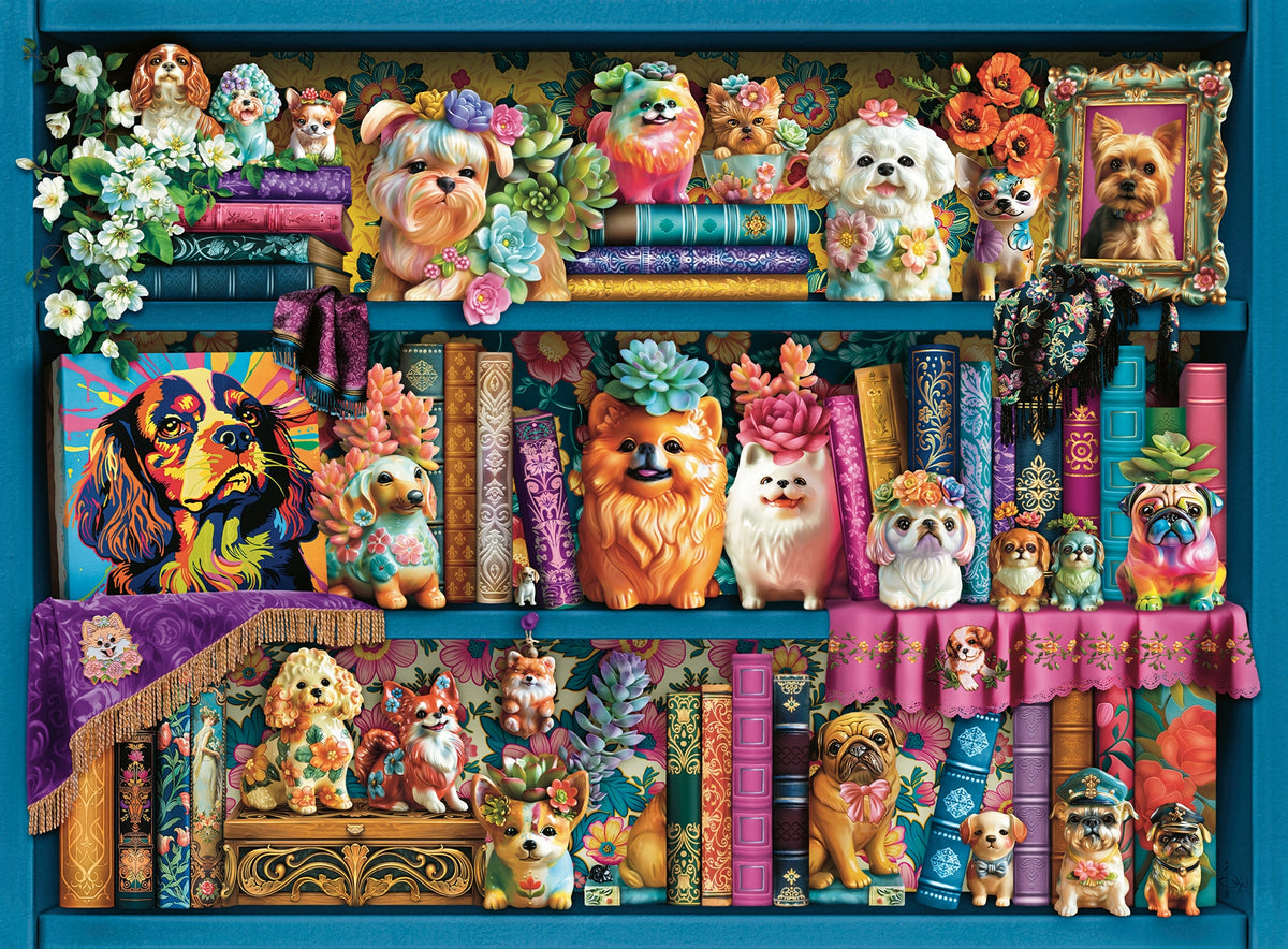 Precious Porcelain Pugs 500pc [Ravensburger Puzzle]