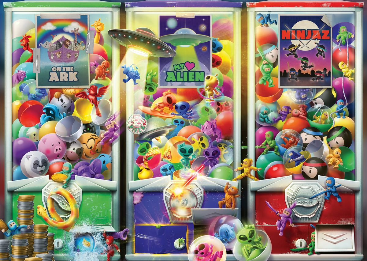 Animals, Aliens and Ninjas 1000pc [Ravensburger Puzzle]