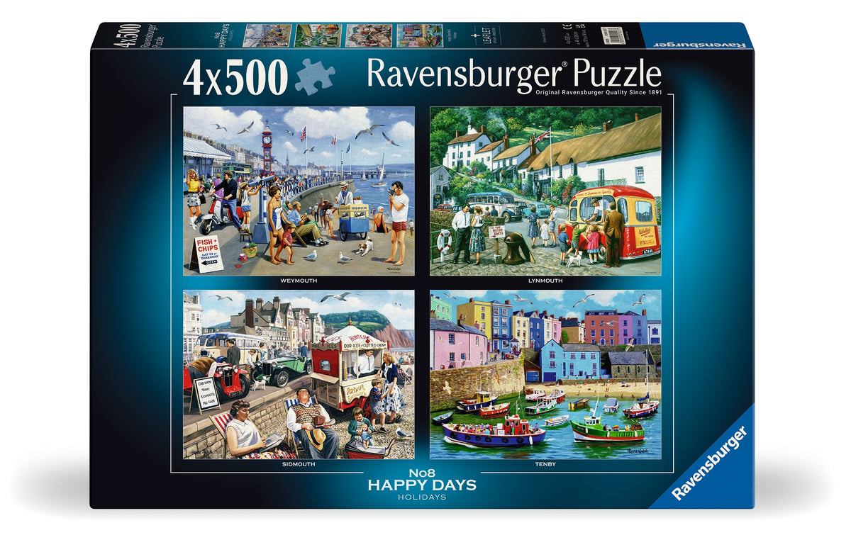 Happy Days: #8 Holidays 4x500pc [Ravensburger Puzzle]