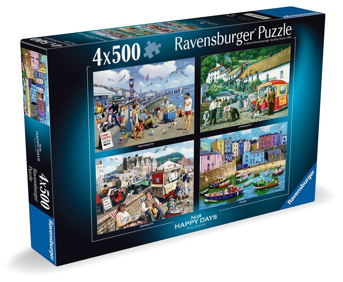 Happy Days: #8 Holidays 4x500pc [Ravensburger Puzzle]