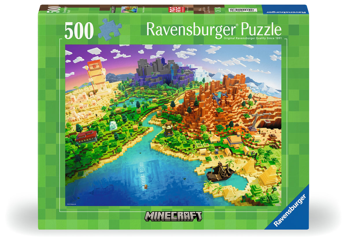Minecraft: World of Minecraft 500pc [Ravensburger Puzzle]