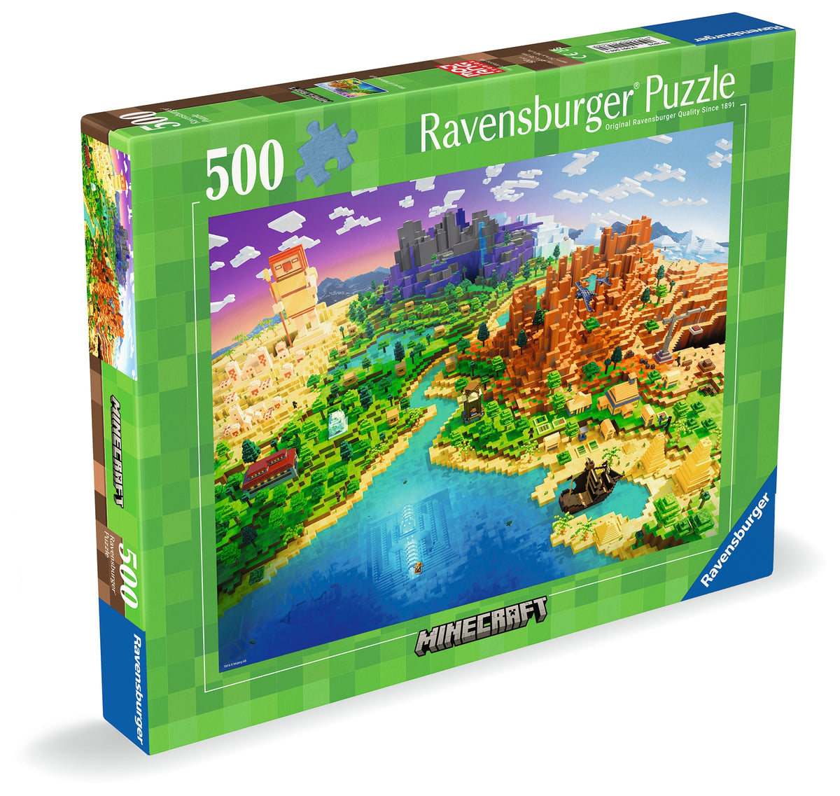 Minecraft: World of Minecraft 500pc [Ravensburger Puzzle]
