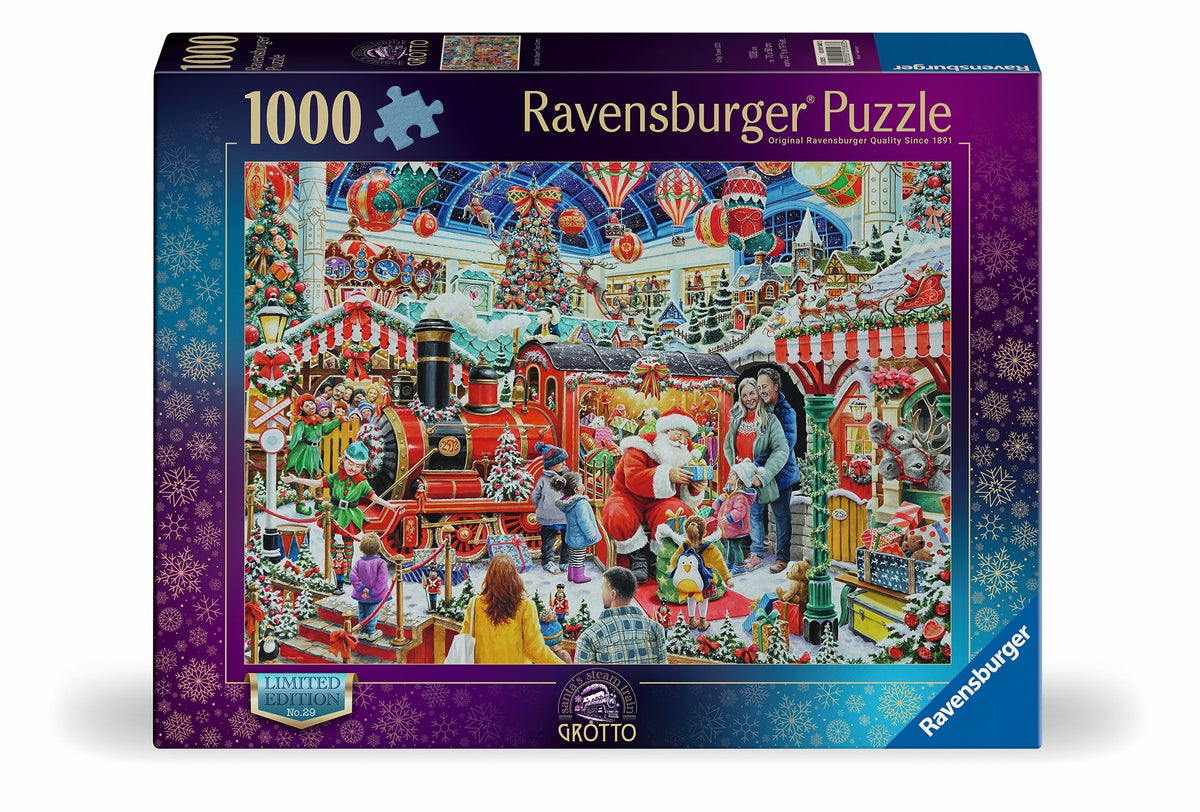 Christmas: #29 Santa's Steam Train Grotto 1000pc [Ravensburger Puzzle]